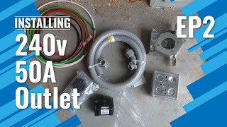 Installing a 220240v 50A Outlet [upl. by Tommie]