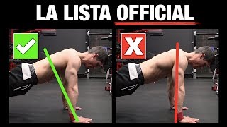 COMO HACER FLEXIONES LA LISTA OFICIAL ¡Evita Errores [upl. by Nnairac962]