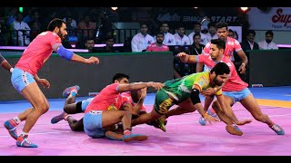 Pro Kabaddi 2018 Patna Pirates vs Jaipur Pink Panthers Match Highlights Hindi [upl. by Nnylatsirk]