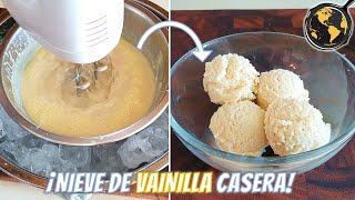 El secreto para hacer Nieve Casera fácil y perfecta  Cocina Universal [upl. by Wendie]