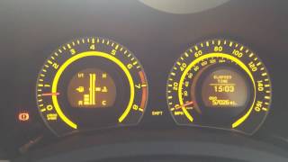 Toyota Auris Instrument panel  Dash light problem [upl. by Einahpets]