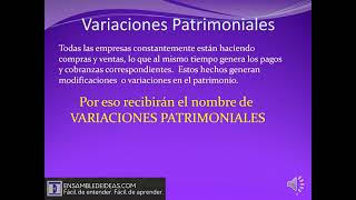 Variaciones Patrimoniales 1 2 Introducción teórica con ejemplos  PERMUTATIVAS Y MODIFICATIVAS [upl. by Euqinommod832]