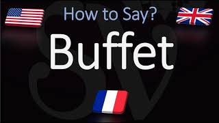 How to Pronounce Buffet CORRECTLY [upl. by Egiarc]