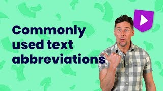 Commonly used text abbreviations in English  Learn English with Cambridge [upl. by Engdahl]