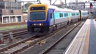 XPT Express Countrylink and Sydney NSW Trains at Central Railway Station Sydney Australia [upl. by Yliak]