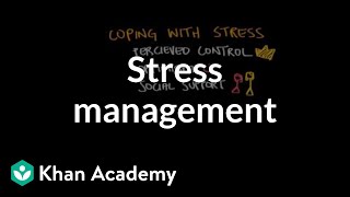 Stress management  Processing the Environment  MCAT  Khan Academy [upl. by Duquette]