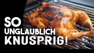 Saftiges Grillhähnchen  Die BESTE Methode für ein perfektes Ergebnis [upl. by Ahsemed]