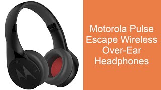 Motorola MTSH012BK Pulse Escape Wireless OverEar Headphones [upl. by Thury]