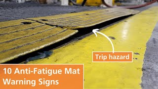 10 AntiFatigue Mat Warning Signs [upl. by Oeram]