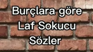 Burçlara Göre Laf sokucu sözler [upl. by Rhtaeh835]