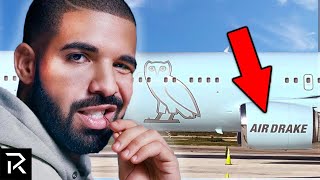 Inside Drakes 185 Million Private Jet Air Drake [upl. by Airottiv]