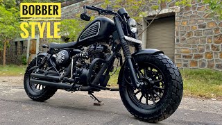 Royal Enfield modified  Into Harley Davidson  By Bittoo Bike Modification  Vampvideo [upl. by Whale507]