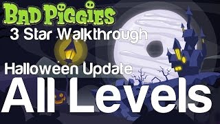 Bad Piggies  Tusk Til Dawn  Halloween  Gameplay 3 stars  Levels 51 to 54 [upl. by Dotson]