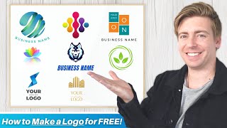 How to Make a Logo for FREE  Beginners Guide 2021 [upl. by Uttica]