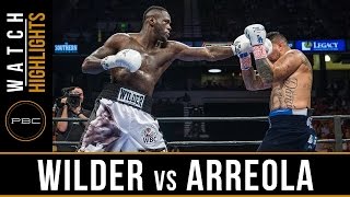 Wilder vs Arreola HIGHLIGHTS July 16 2016  PBC on FOX [upl. by Suoicul]