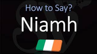 How to Pronounce Niamh CORRECTLY Irish Names Pronunciation [upl. by Ispep]