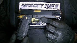 TOKYO MARUI HI CAPA 51 GOLD MATCH Unboxing Review [upl. by Hserus369]