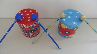 DIY Tambores ⭐️ Drums ⭐️  Creative Flower [upl. by Senn]