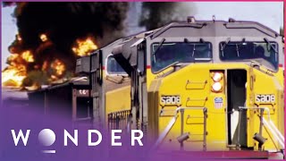 Horrifying Runaway Train San Bernardino Train Disaster SP 7551 East  Mayday  Wonder [upl. by Rafaela814]