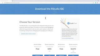 R Tutorial How to install R and R studio [upl. by Ichabod875]