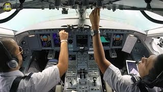 JUST ENJOY Interjet Sukhoi Superjet planes ULTIMATE COCKPIT MOVIE AirClips full flight series [upl. by Anhcar]