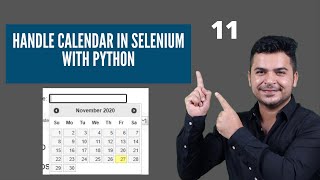 How To Handle Calendar In Selenium Webdriver Using Python [upl. by Mae]