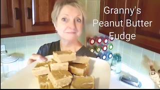 GRANNYS OLD FASHIONED PEANUT BUTTER FUDGE – RECIPE INCLUDED [upl. by Mohamed605]