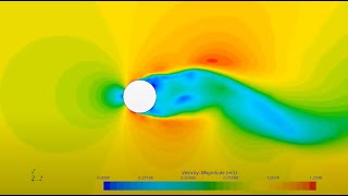 Star CCM Flow over a cylinder CFD [upl. by Allerym728]