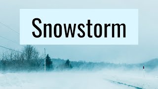 Snowstorm Sound Effect  Winter Storm  Blizzard [upl. by Eenert640]