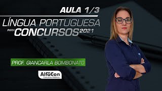 LÍNGUA PORTUGUESA PARA CONCURSOS  AULA 13  AlfaCon [upl. by Ahsii]