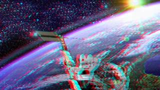 quotLost in spacequot  3D anaglyph  4K  Created with PowerDirector 14 Ultimate [upl. by Genaro]