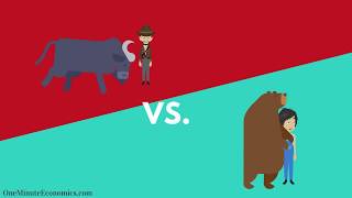 Bull and Bear Markets Bullish vs Bearish Explained in One Minute From Definition to Examples [upl. by Aetnahc477]