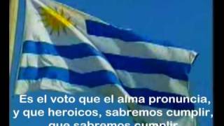 Himno de Uruguay con letra  Uruguays Anthem with lyrics [upl. by Danny]