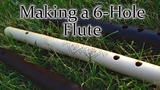 How to make a wooden flute [upl. by Stambaugh]