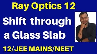 Ray Optics 12  Refraction  Shift through a Glass Slab  JEENEET [upl. by Yrelbmik504]