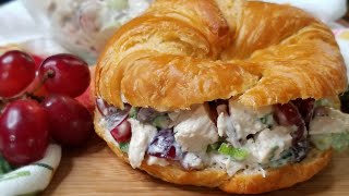 BEST CHICKEN SALAD with GRAPES AND PECANS How to make  Step by Step ❤ [upl. by Ennagroeg]