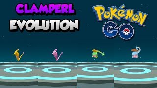 CONSIGO TODAS LAS EVOLUCIONES DE CLAMPERL SHINIES Y NORMALES en Pokémon GO [upl. by Eimaraj]