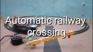 Automatic railway crossing using Arduino [upl. by Tobias]