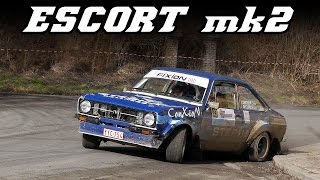 Ford Escort mk2 RS2000 rally  sideways all the time [upl. by Weider313]