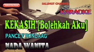 KEKASIH ll BOLEHKAH AKU KARAOKE NOSTALGIA PANCE F PONDAAG ll NADA WANITA DDO [upl. by Serrell177]