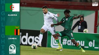 Algeria 50 Zambia  HIGHLIGHTS amp GOAL  111419 [upl. by Hsetirp]