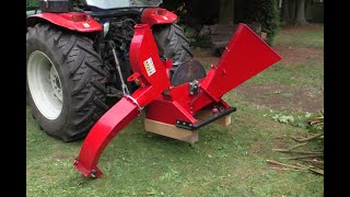 Zapfwellenhäcksler WS5 BX42 mit kleinen Modifikationen  Gravity Feed PTO driven Wood Chipper [upl. by Eciryt]