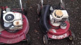 Restoring 3 Vintage Snapper Push Mowers [upl. by Anisamot]