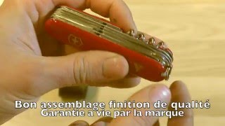 Couteau suisse Victorinox présentation et tests [upl. by Akemeuwkuhc733]