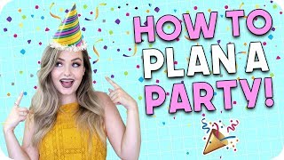 How to Plan a Party Party Planning Checklist [upl. by Oel]