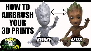 How to airbrush 3D prints the basics [upl. by Lirva627]