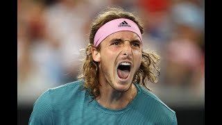 Tsitsipas angry moments [upl. by Refennej]