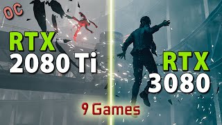 RTX 3080 vs RTX 2080 Ti  OC  Test in 9 Games  4K [upl. by Romilda207]