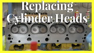 How To Install Heads On A Chevy  Rebuilding A Cylinder Head [upl. by Rubel]