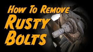 How To Remove Rusty Nuts and Bolts [upl. by Gnek334]